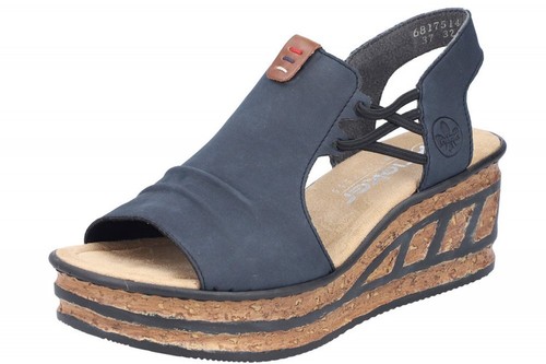 Rieker damen keilsandalette - damen,