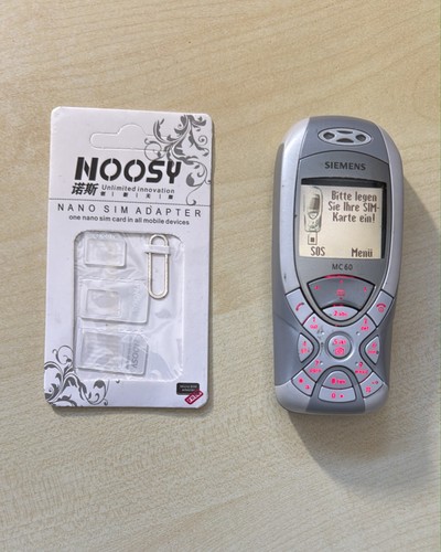 Siemens mc60 handy silber - siemens, handy,