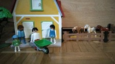 Playmobil großer Pferdehof Ponyhof Ranch mit Zubehör vintage 