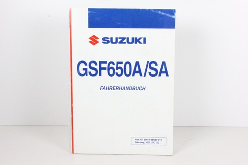 Suzuki gsf650a bandit - suzuki, gsf650a/sa