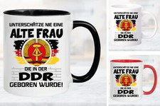 Tasse Sprüche DDR Osten Ossi Nostalgie Wende Geburtstag Lustig Mauerfall