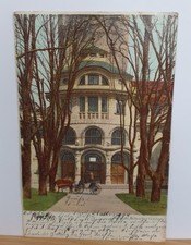 #AK München, Portal des Müllerschen Volksbades, Pferdekutsche, gel. 1914,