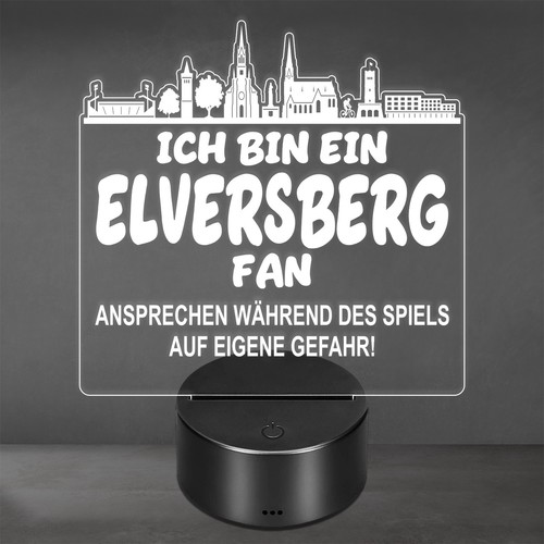 Elversberg fan fußball led - fußball,