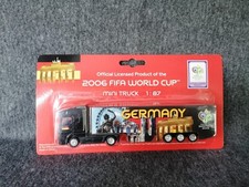 Sport Fussball mini Werbetruck,  schwarze SZ Maschine 1:87 in OVP Germany