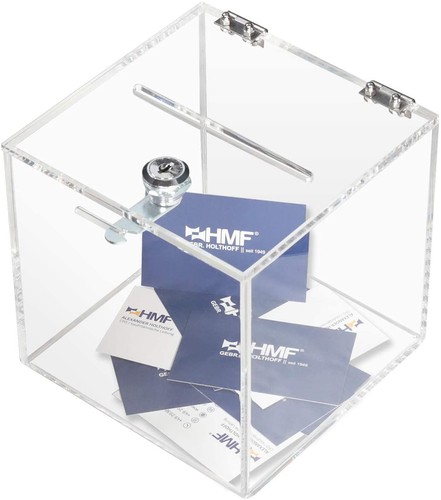 Hmf acryl spendenbox - acryl,