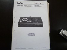 Original Service Manual Schaltplan SABA Hifi Studio Kombination 8761 K