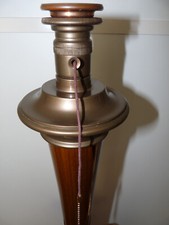 Mazda Lampe, Tischleuchte, Art-Déco, Original