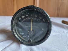 altes Amperemeter Messgerät ausgebaut aus alter Lokomotive der Deutschen Bahn