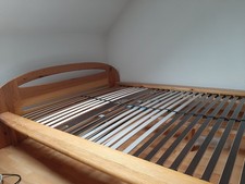 futonbett 140x200 mit lattenrost; massiv,  Nadelholz