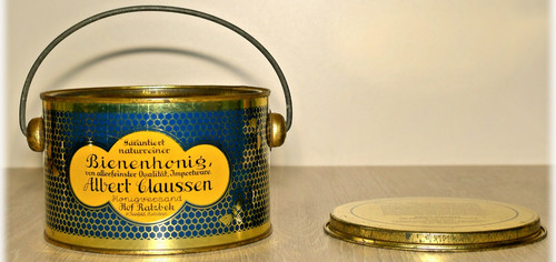 Vintage alte blechdose - alte,