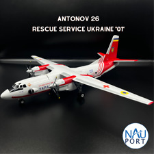 Exklusives Modell Antonov 26 An-26 RETTUNGSDIENST UKRAINE "01" Maßstab 1:72
