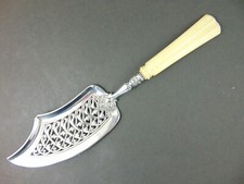 Biedermeier Vorlegebesteck mit