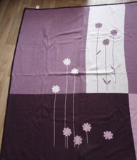 Decke 150x190 cm lila violett