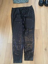 H&m pailletten legging neu