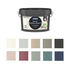 Glitzerfarbe Wandfarbe 1L/2.5L Matt Glitzer Dispersionsfarbe Farbwahl Renovo