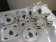 Antik Geschirr Kronester Weihnachten Bavaria Kuchen Kaffee Service