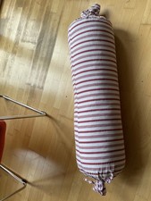 Groß Körper Bett Rolle Lagerungs Rolle Bezug waschbar Feder Füllung 117 x 26 cm