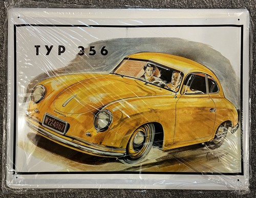 Blechschild porsche typ 356 - blechschild,