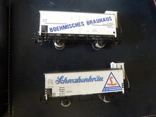 Märklin HO Bierwagen 4680 4791: Schwabenbräu + Boehmisches Brauhaus aus Sammlung