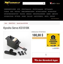 Kyosho Servo KS 101 BK RC-MODELLBAU AUTOs (Für Sammler & Kenner) GEBRAUCHT 