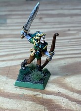 Warhammer Fantasy Aos Waldelfen Kundschafter Wood Elf Scout Gut Bemalt Sylvaneth