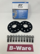 20mm 2x10mm SCC Spurverbreiterung für Audi + Radschrauben Spurplatten 5x112 57,1