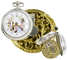 LEPINE PARIS SPINDELTASCHENUHR