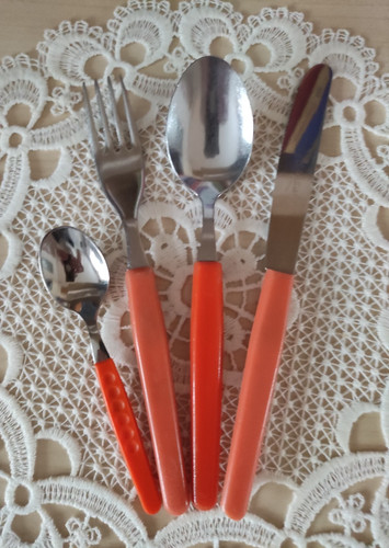 Ddr kinderbesteck orange - ,