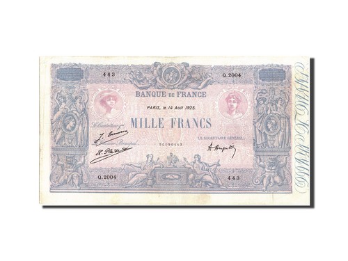 Geldschein frankreich 1000 - geldschein,, frankreich,