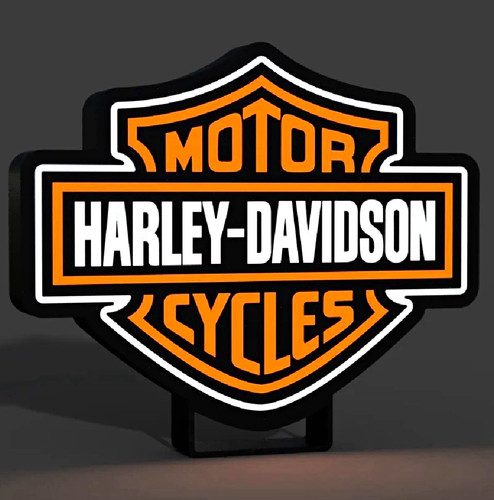 Harley davidson led - led, 3d-lampe