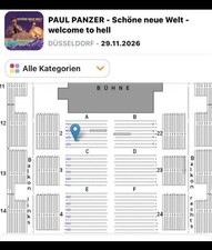 *** 3x Tickets Paul Panzer 29.11.2026 Düsseldorf ***