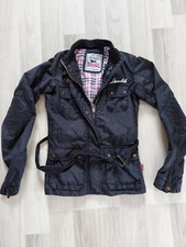 Lonsdale Damen Jacke CROMFORD Trenchcoat schwarz Gr. XS 34 rosakaro