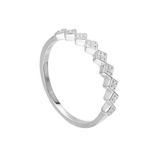 Sterlingsilber und klar - und, cz