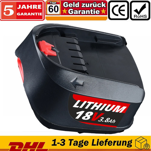 Ersatzakku 18v 8ah ion - 18v, 3,8ah