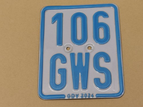 Nummernschild deutschland mofa - deutschland,