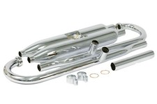 Auspuffanlage für BMW R51/3, R67/2, R67/3 - Zigarre, verchromt