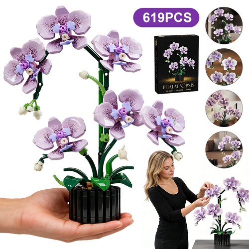 Orchidee blumen klemmbausteine - blumen,