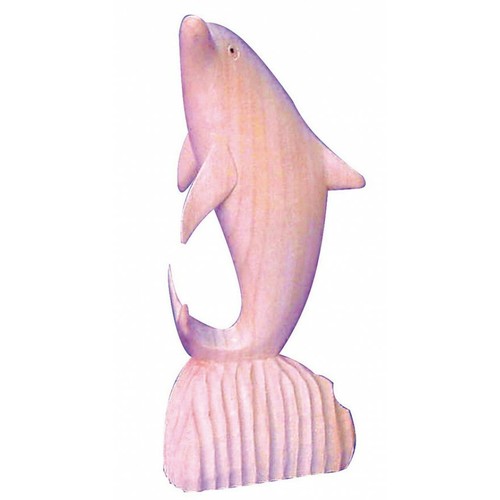 Delphin stehend aus holz - stehend,