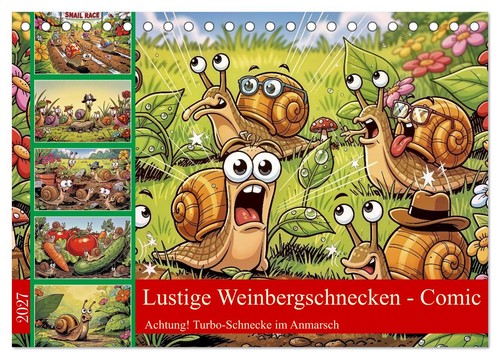 Lustige weinbergschnecken - lustige,