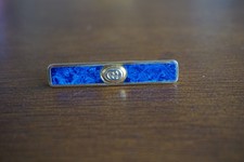 Gucci Massey Collection Krawattenclip in blau/goldfarbig