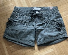 Cordon Jeans Damen Short Gr.26 Khaki Grün Neu