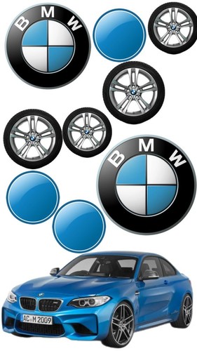 Bmw essbar tortenaufleger auto - bmw,