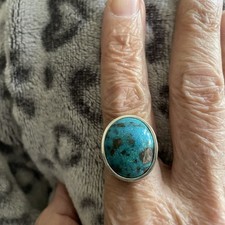Ring 835 silber - silber, türkis