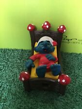 SCHLUMPF IM BETT SCHLÜMPFE SMURFS PUFFI PITUFOS SCHTROUMPFS