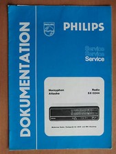Dokumentation Philips Hornyphon Attache SX0244 Schaltplan Stückliste Daten 