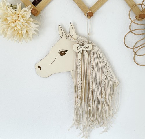 Pferd einhorn holz - einhorn,
