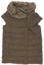 ZARA Weste Damen ärmellose Jacke Steppweste Kostümweste Gr. L Wolle ... #bdjymy6