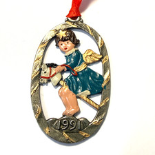 Zinn Christbaumschmuck Engel