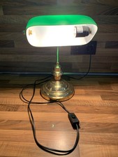 TISCHLAMPE, Glas/Metall, englischer Stil, 19/2000er Jahre. 230V-50Hz
