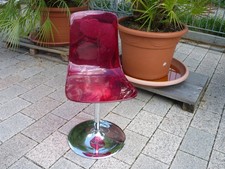 Drehstuhl Plexiglas rot